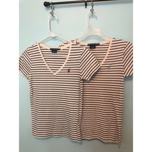 Polo Ralph Lauren V neck shirts